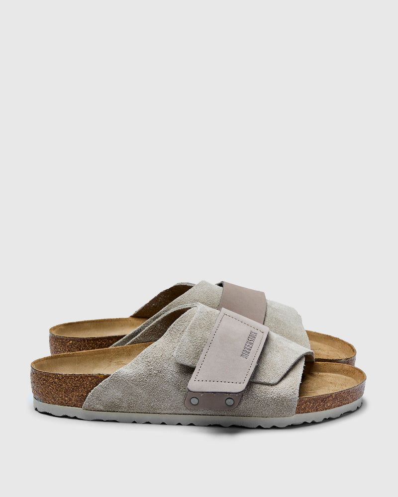 Kyoto Sandal in Taupe Suede Roughout