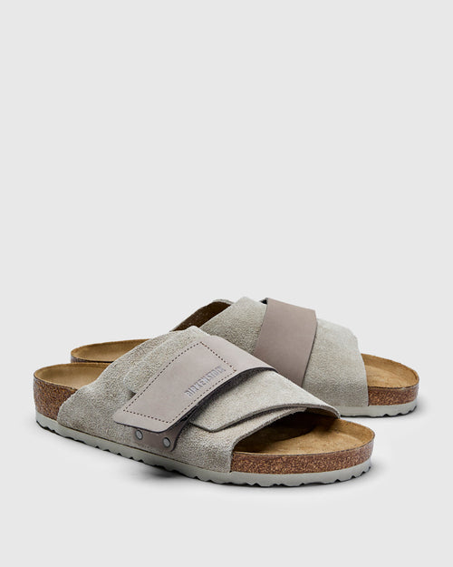 Kyoto Sandal in Taupe Suede Roughout