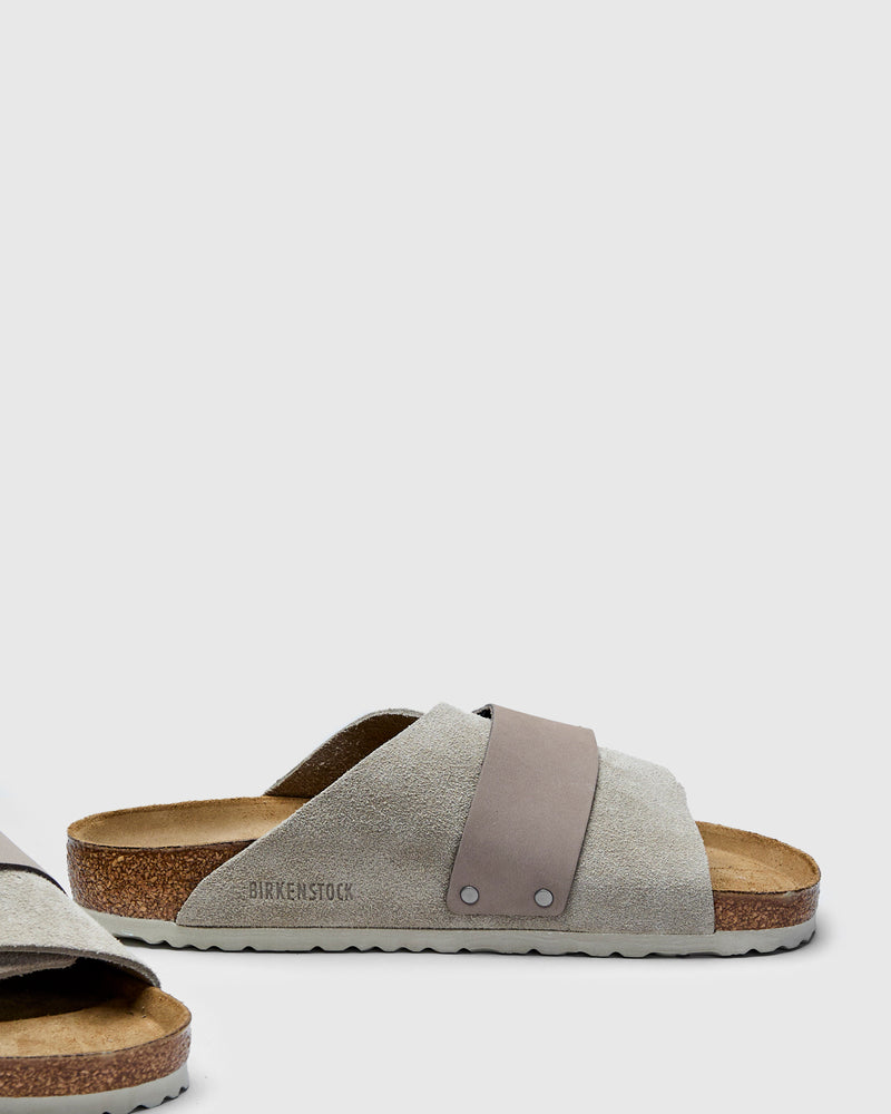 Kyoto Sandal in Taupe Suede Roughout