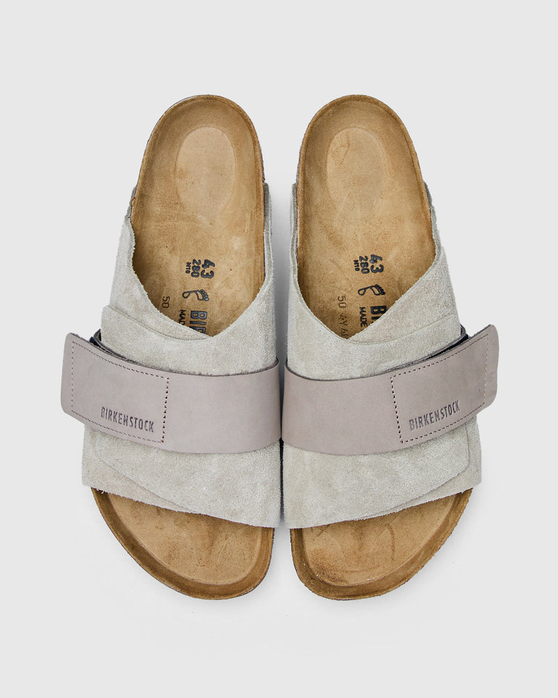 Kyoto Sandal in Taupe Suede Roughout