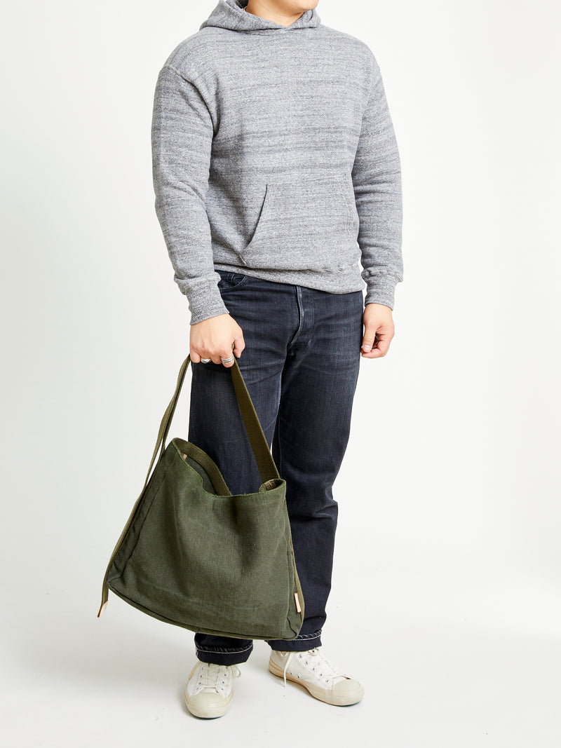 Square Shoulder Bag in Khaki Green