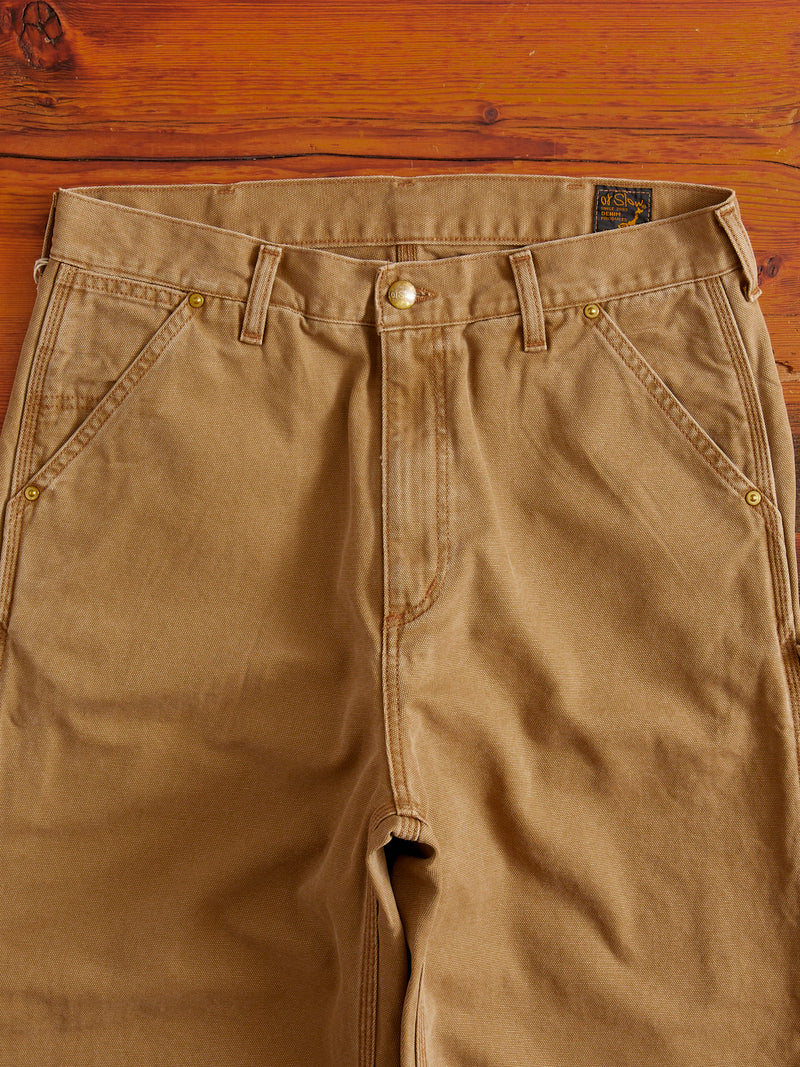 Duck Canvas Painter Pants in Brown