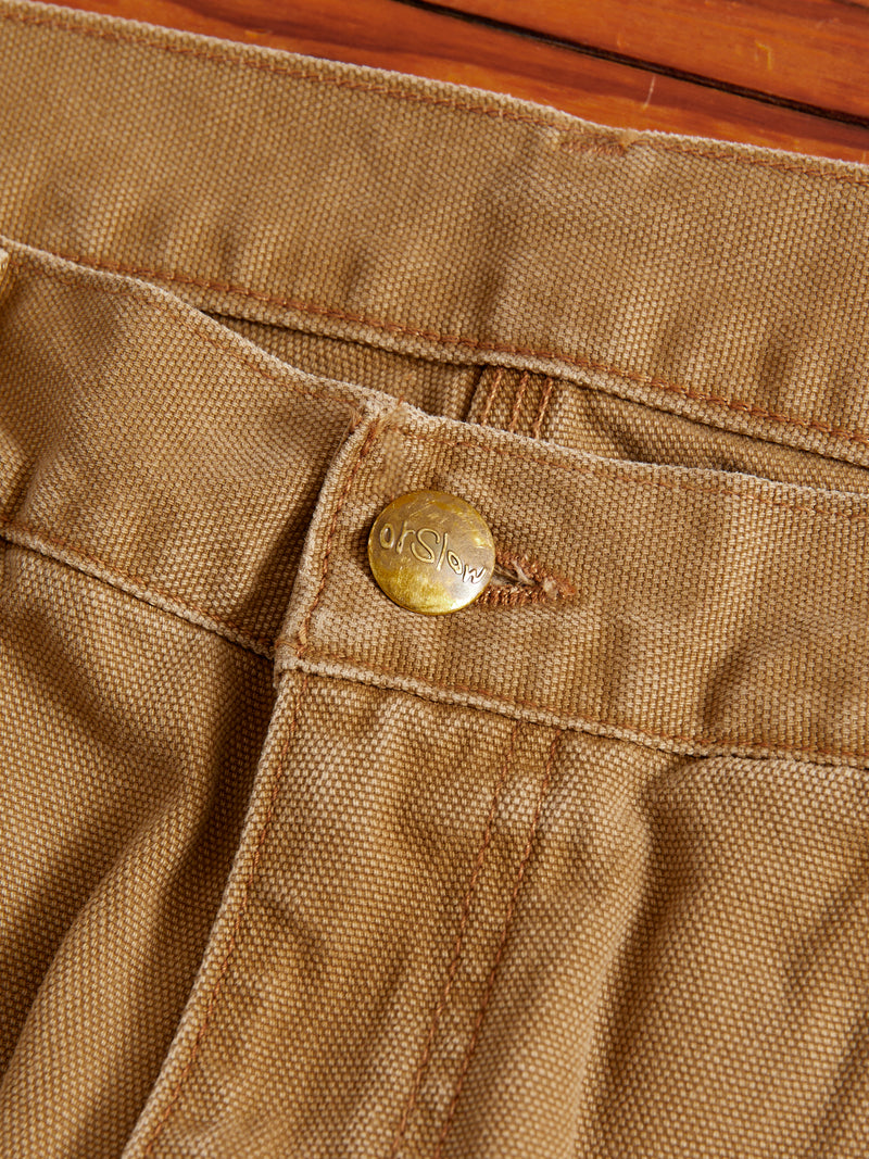 Duck Canvas Painter Pants in Brown