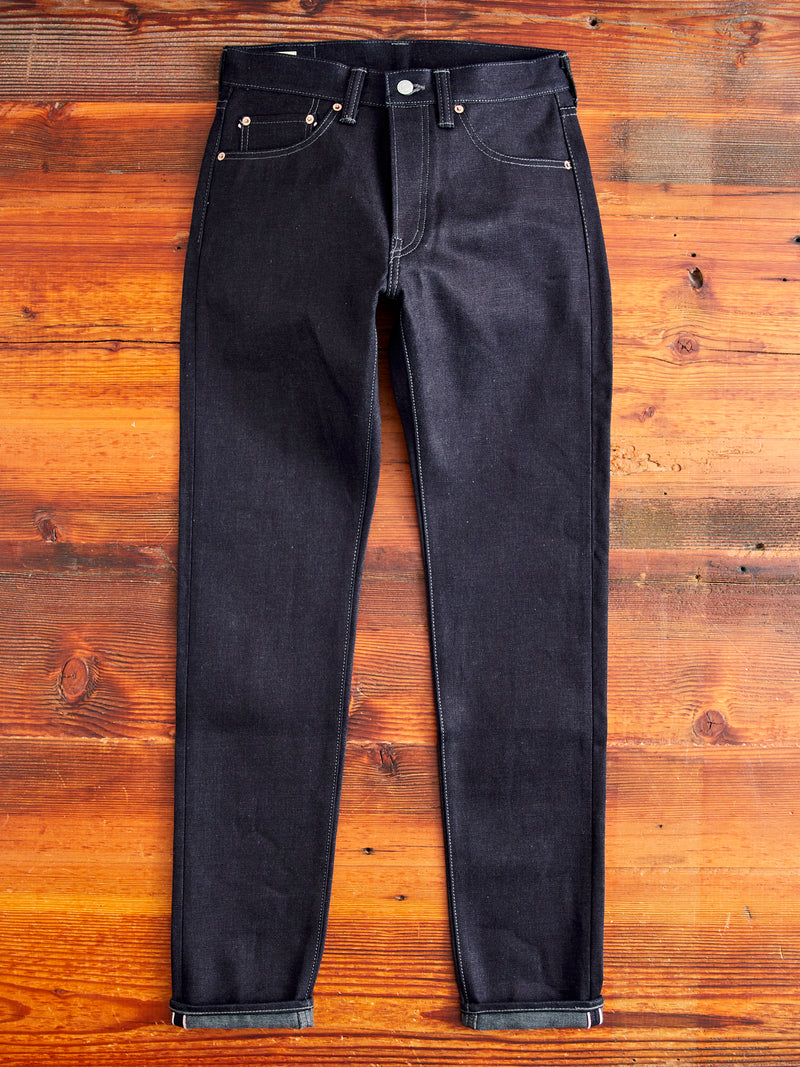 0405-52G "Indigo x Grey" 18oz Selvedge Denim - High Tapered Fit