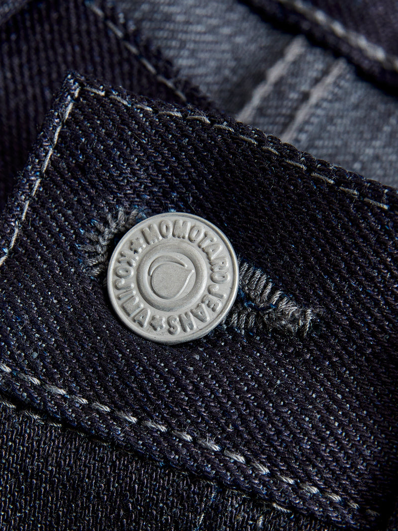 0405-52G "Indigo x Grey" 18oz Selvedge Denim - High Tapered Fit