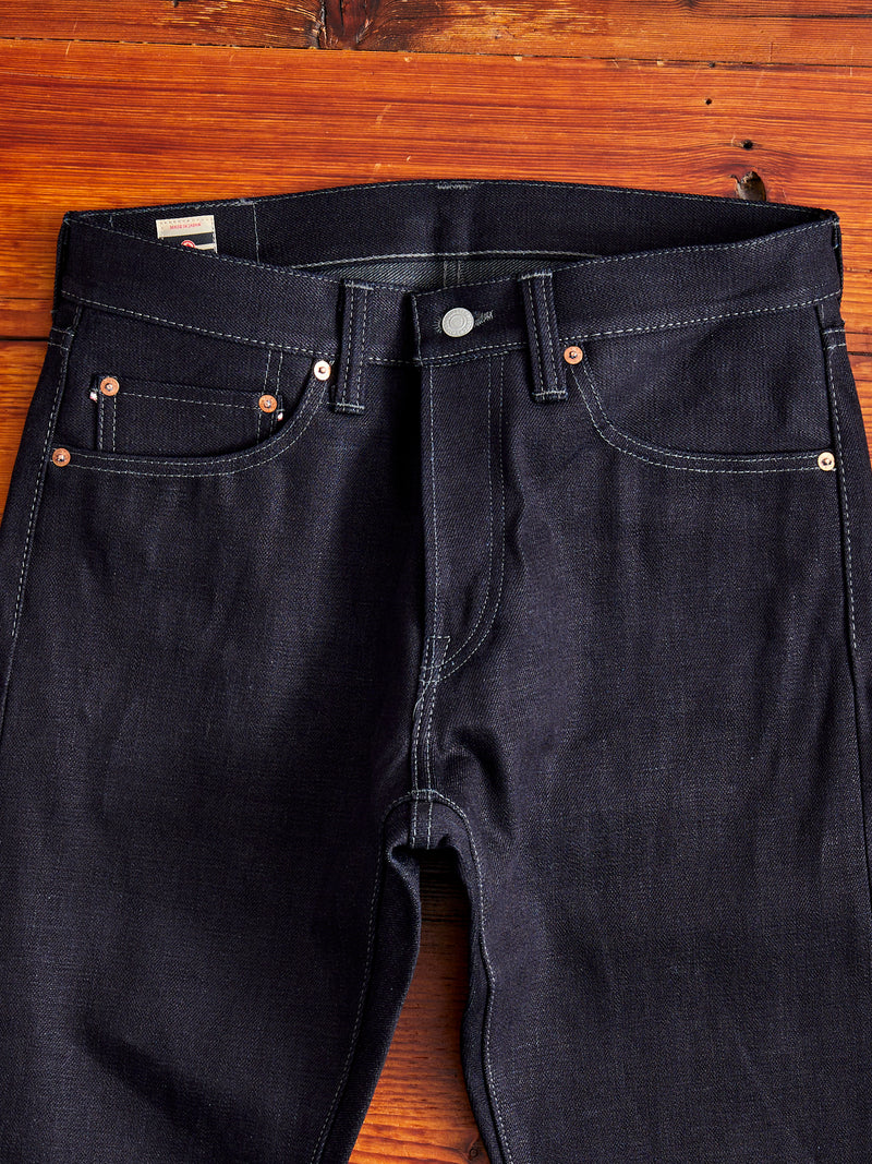 0405-52G "Indigo x Grey" 18oz Selvedge Denim - High Tapered Fit