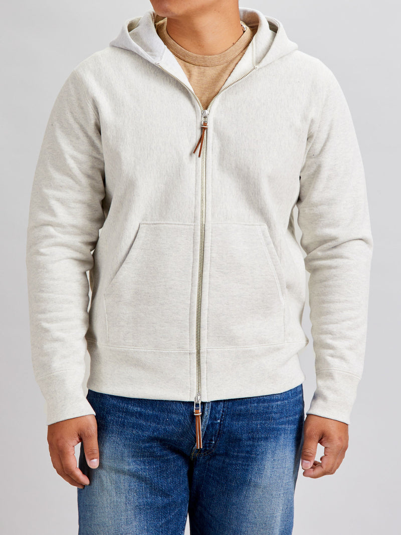 Heavyweight Zip Hoodie in Oatmeal