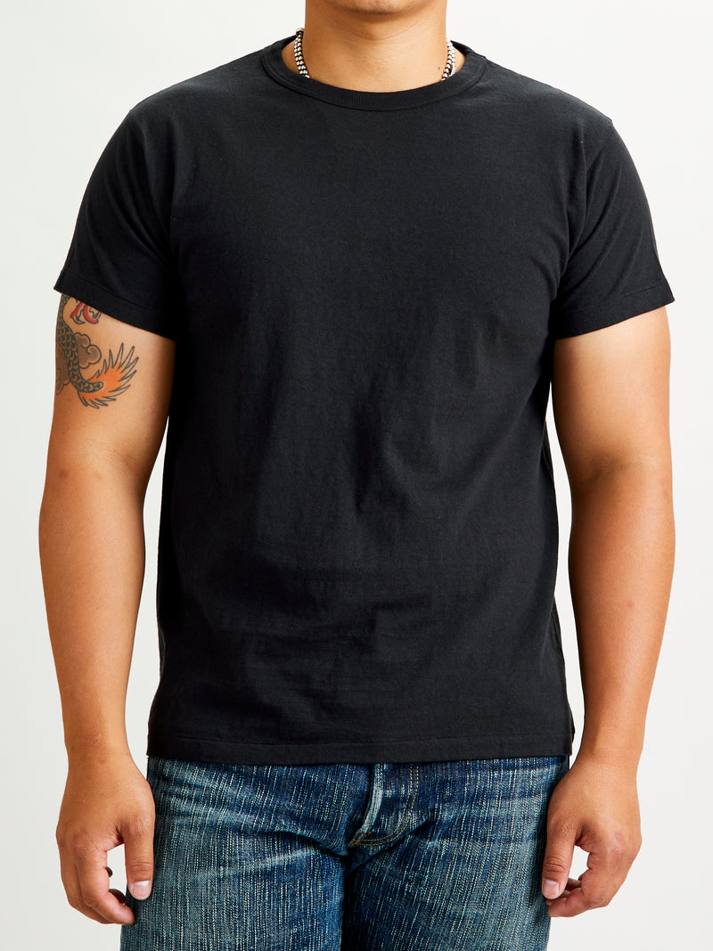 2-Pack Tube Knit Tee in Black