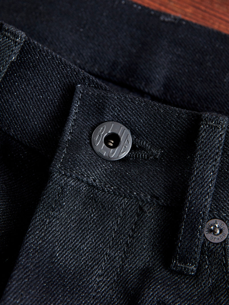 JBO-670 16oz Black Selvedge Denim - High Tapered