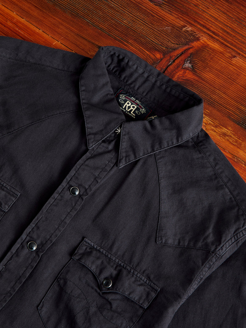 Heritage Western Workshirt in Polo Black