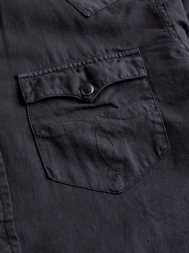 Heritage Western Workshirt in Polo Black