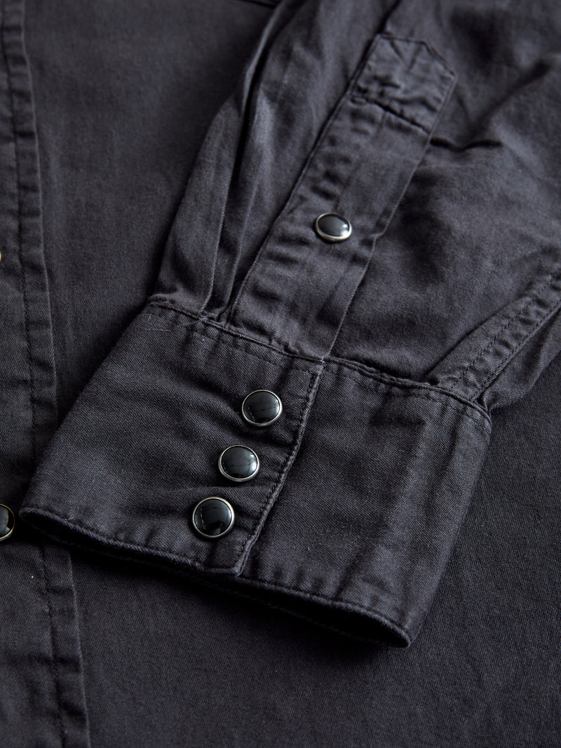 Heritage Western Workshirt in Polo Black