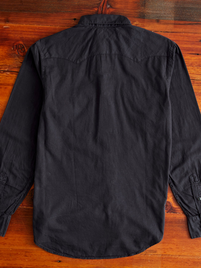 Heritage Western Workshirt in Polo Black