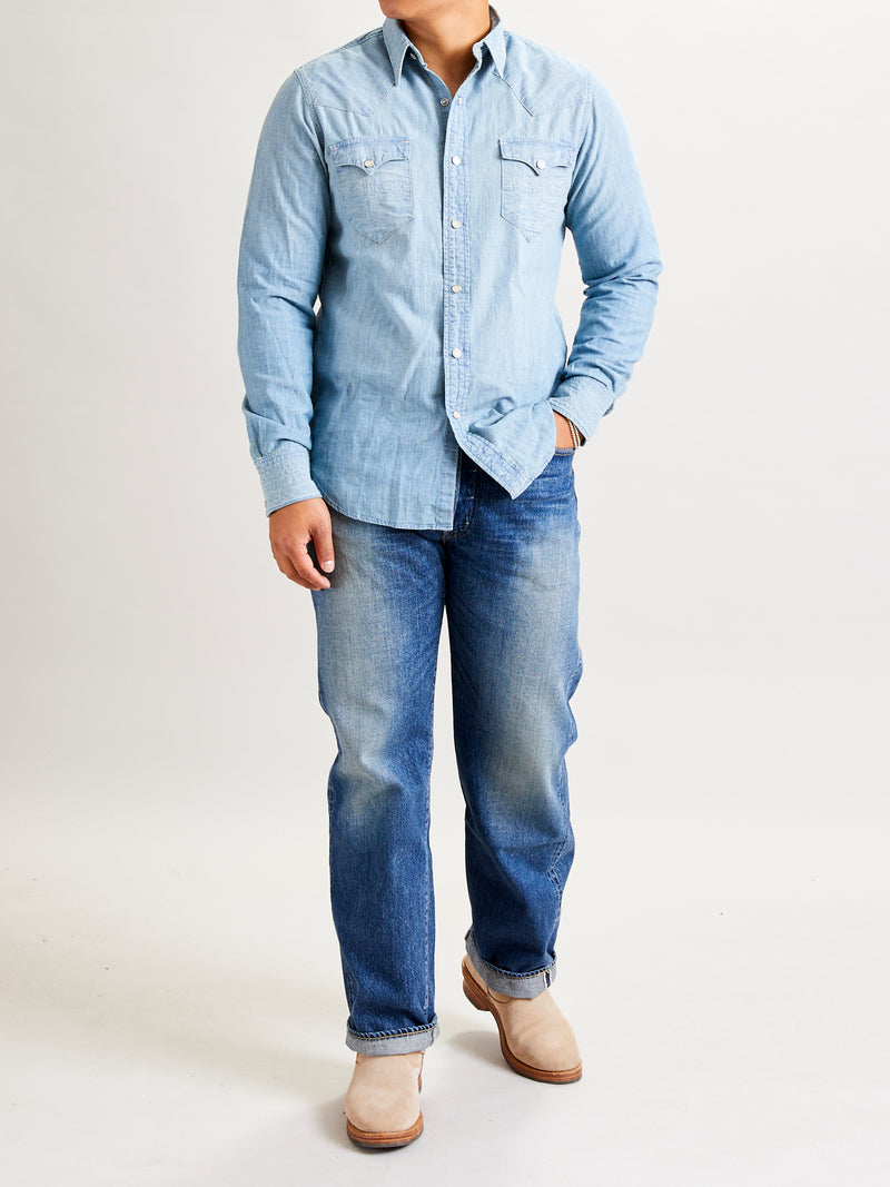 Buffalo Western Workshirt in Davey Wash