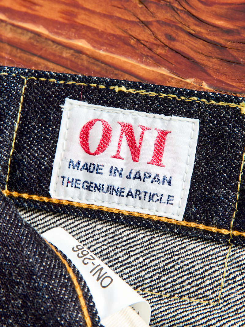 ONI-266 "Low Tension" 15oz Selvedge Denim - Regular Straight Fit