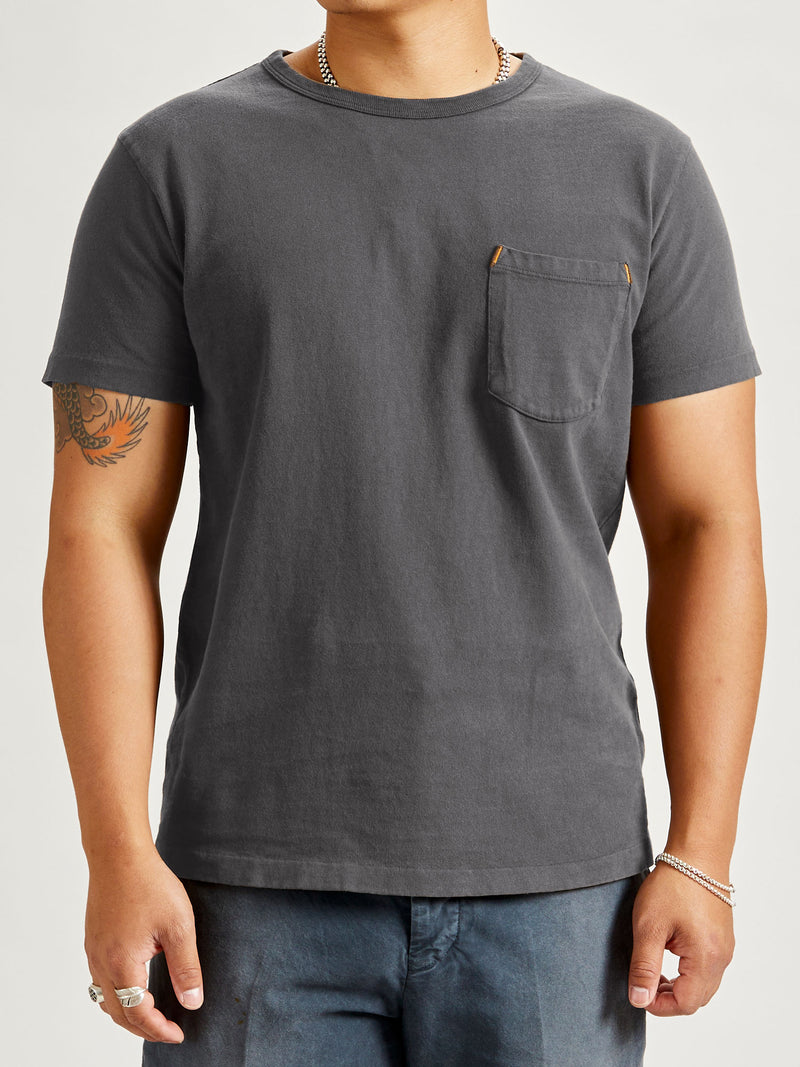 13oz Pocket T-Shirt in Midnight