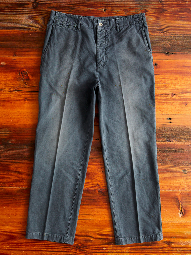 Damaged Field Chino Pants in Navy – Blue Owl Workshop
