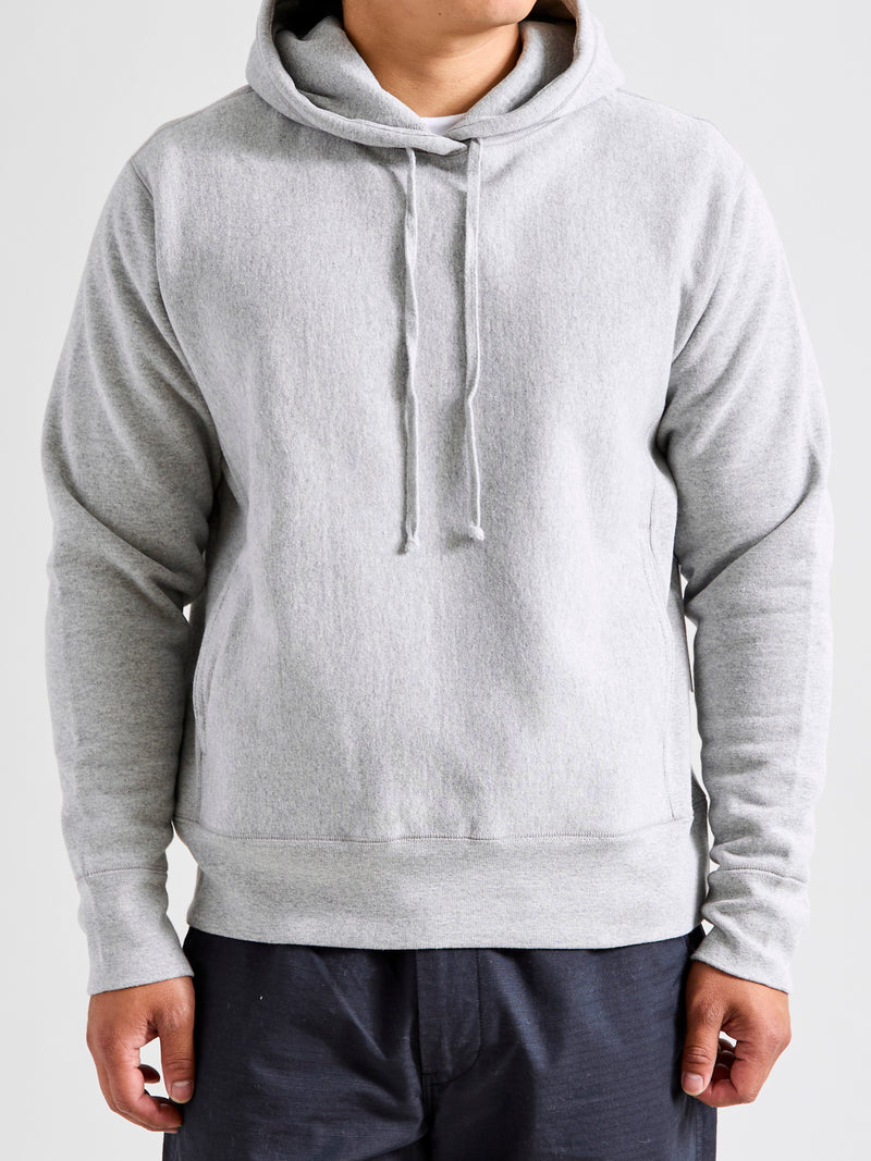 Heavyweight Pullover Hoodie in Heather Grey