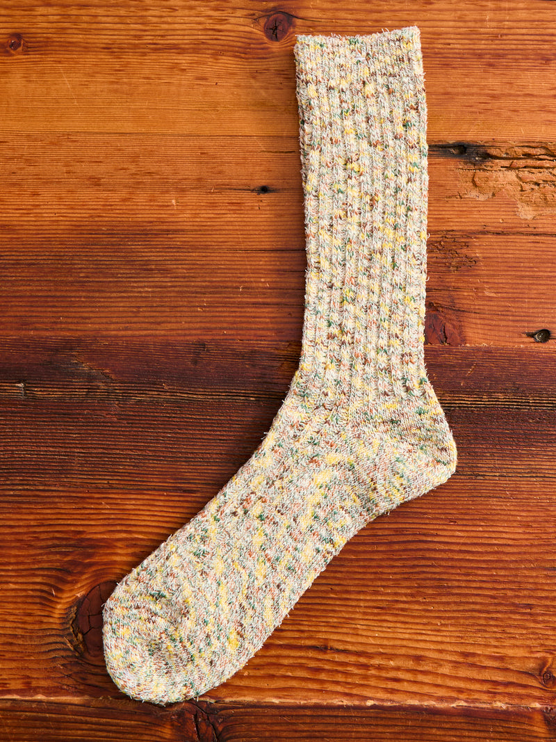 Homespun Yarn Crew Sock in Grassland