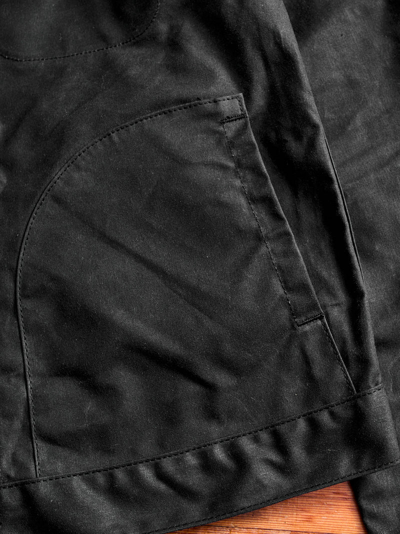 Waxed Canvas Ridgeline Supply Jacket in Black