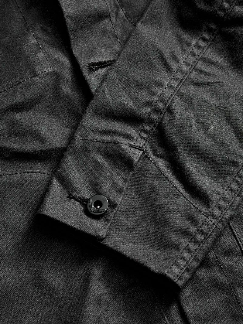 Waxed Canvas Ridgeline Supply Jacket in Black