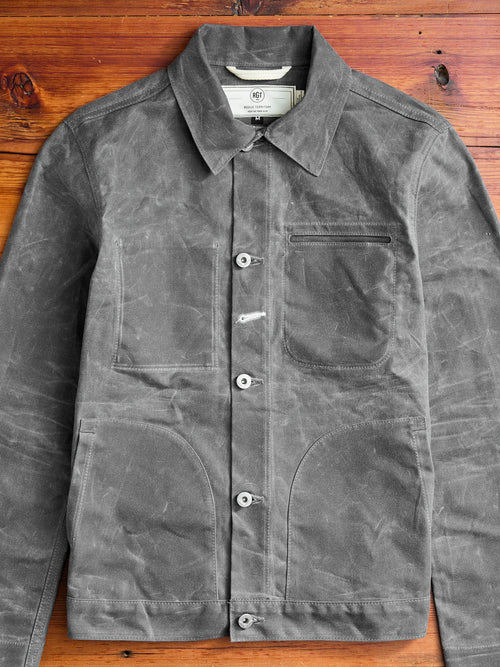 Waxed Canvas Ridgeline Supply Jacket in Grey