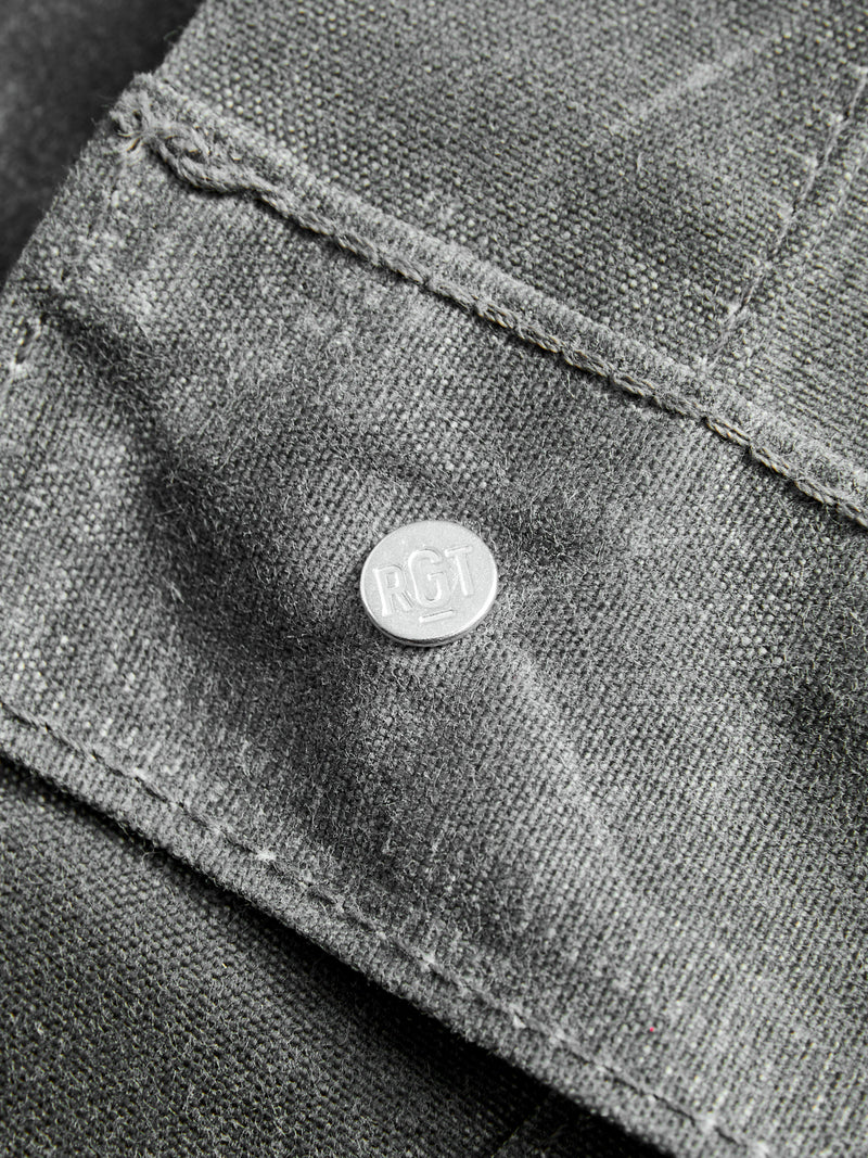 Waxed Canvas Ridgeline Supply Jacket in Grey