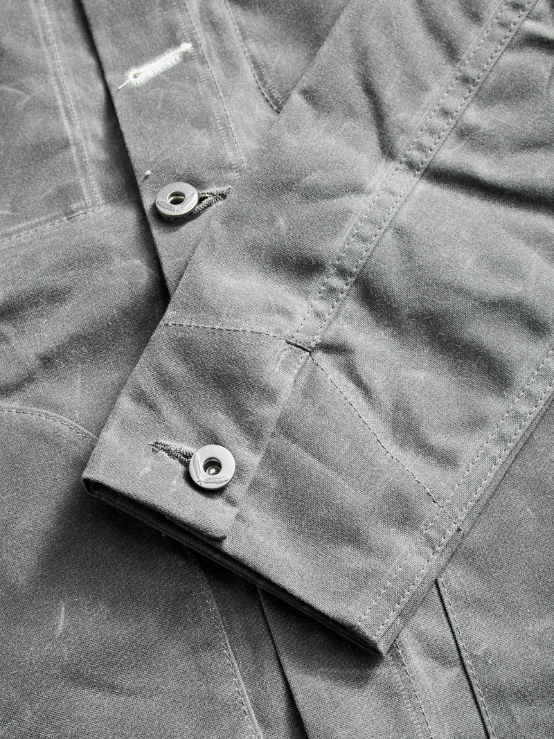 Waxed Canvas Ridgeline Supply Jacket in Grey