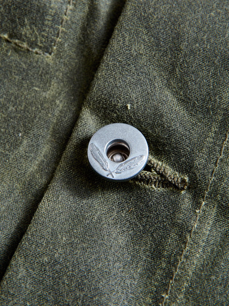 Waxed Canvas Ridgeline Supply Jacket in Olive