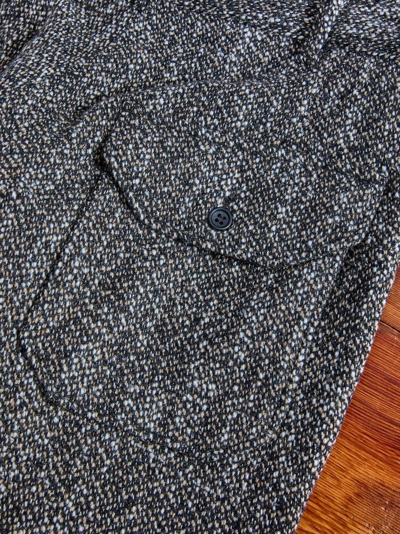 Homespun Carlyle Pants in Brown Black Wool