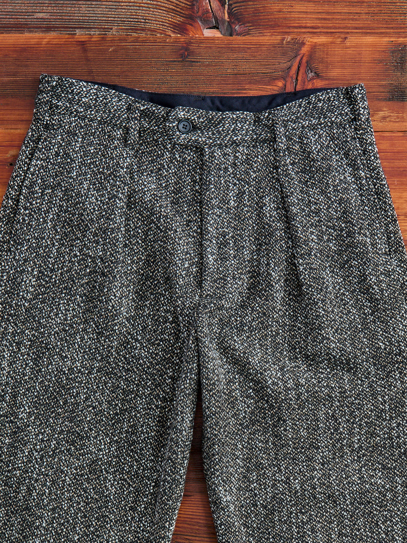 Homespun Carlyle Pants in Brown Black Wool