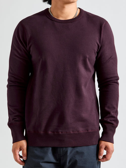 Crewneck Sweater in Oxblood