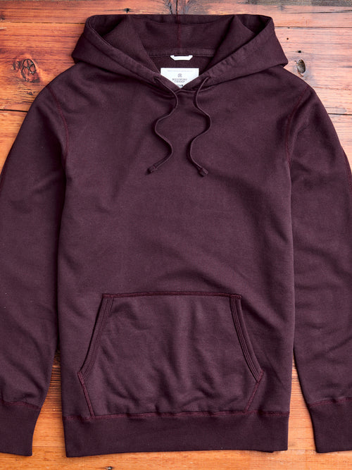 Pullover Hoodie in Oxblood