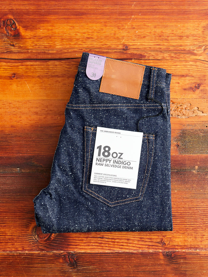 UB643 18oz Neppy Selvedge Denim - Relaxed Tapered Fit