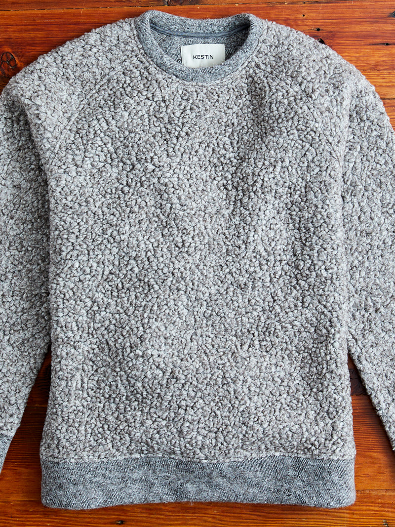 Durness Sweatshirt in Undyed Marl Fleece