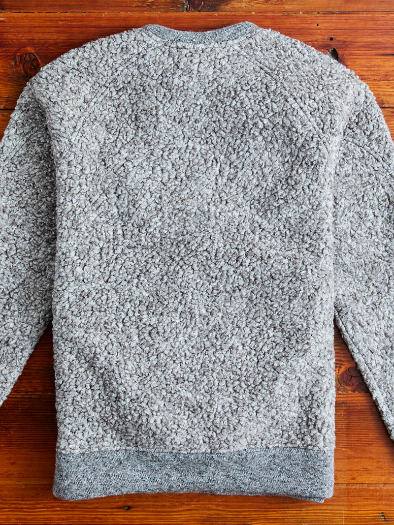 Durness Sweatshirt in Undyed Marl Fleece