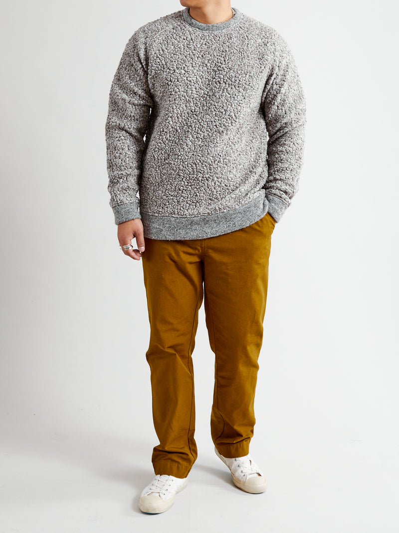 Durness Sweatshirt in Undyed Marl Fleece