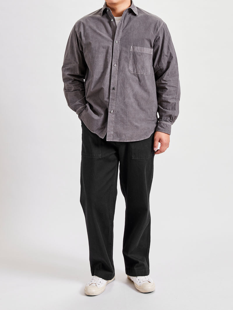 Tencel Twill Fatigue Pants in Black