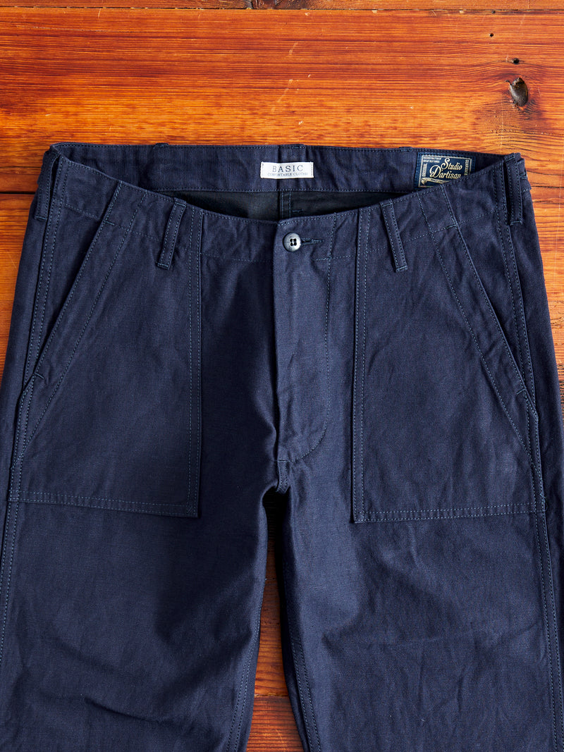 1811-IND Military Baker Pants in Indigo