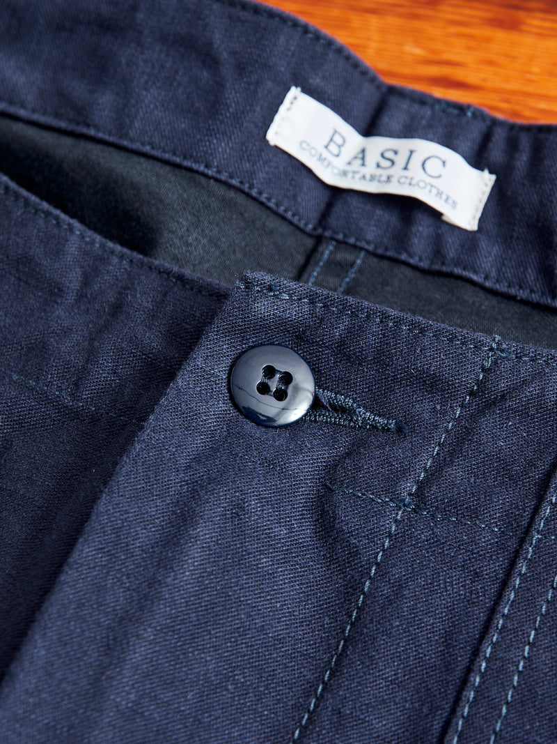 1811-IND Military Baker Pants in Indigo