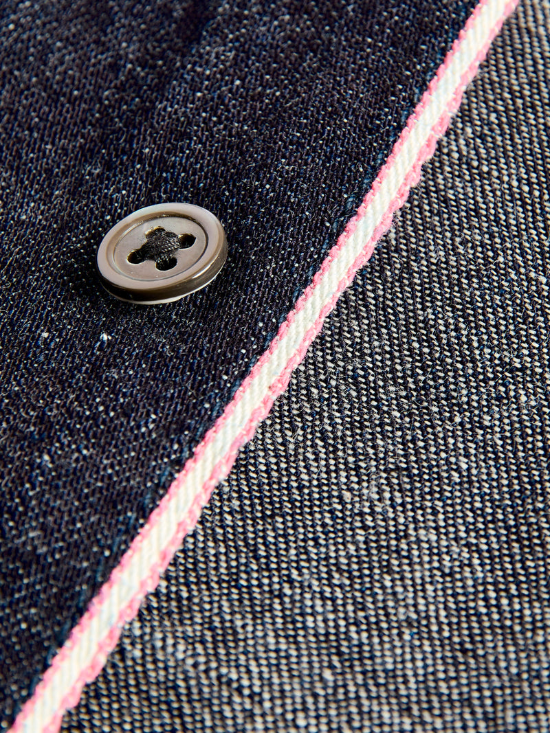 8oz Selvedge Denim Work Shirt in Indigo