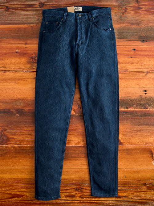 "Yagasuri" 9.5oz Jacquard Weave Denim - Easy Guy Fit