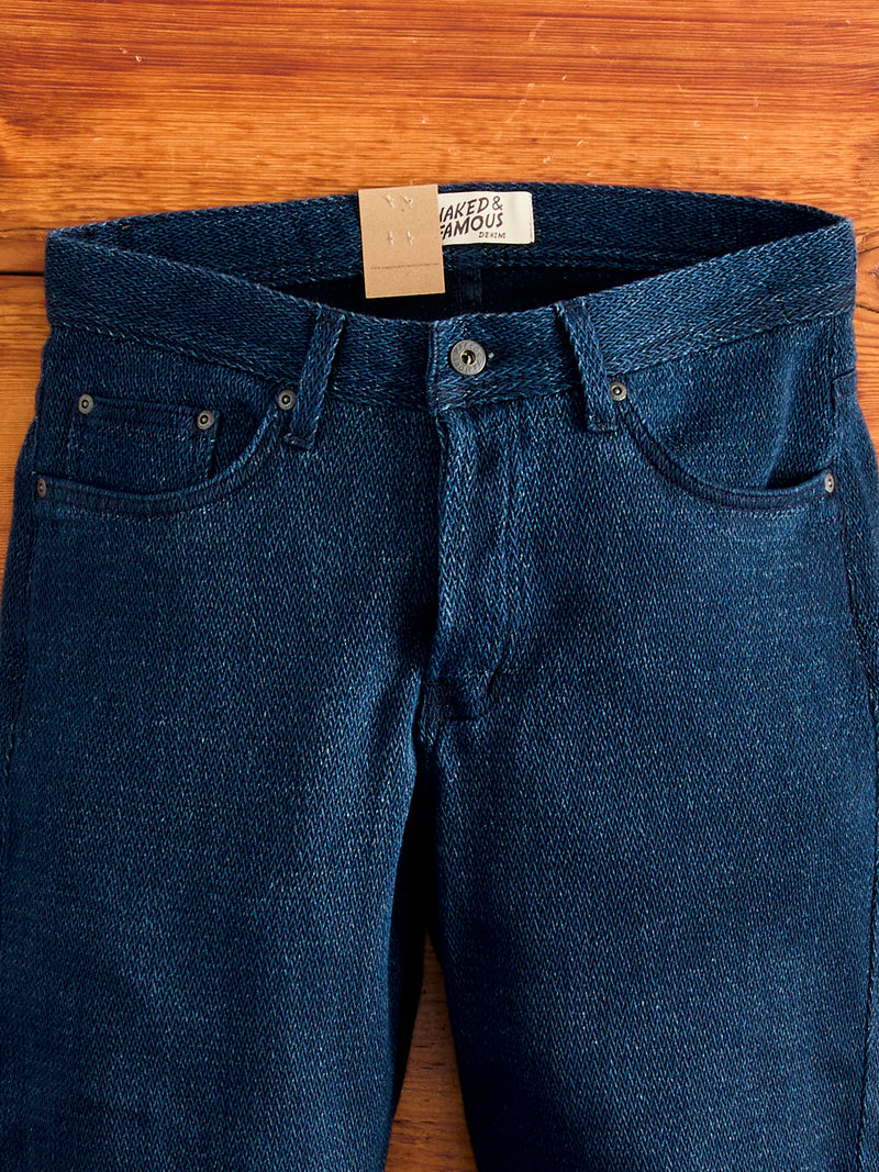 "Yagasuri" 9.5oz Jacquard Weave Denim - Weird Guy Fit