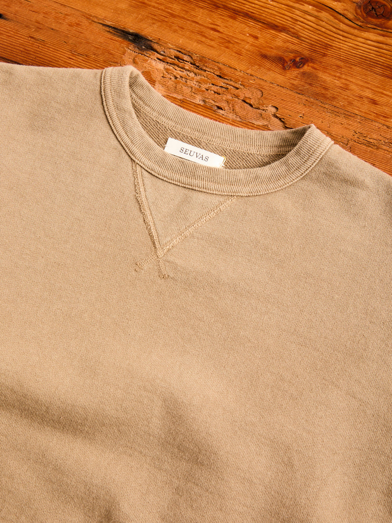 Crewneck Sweatshirt in Coffee