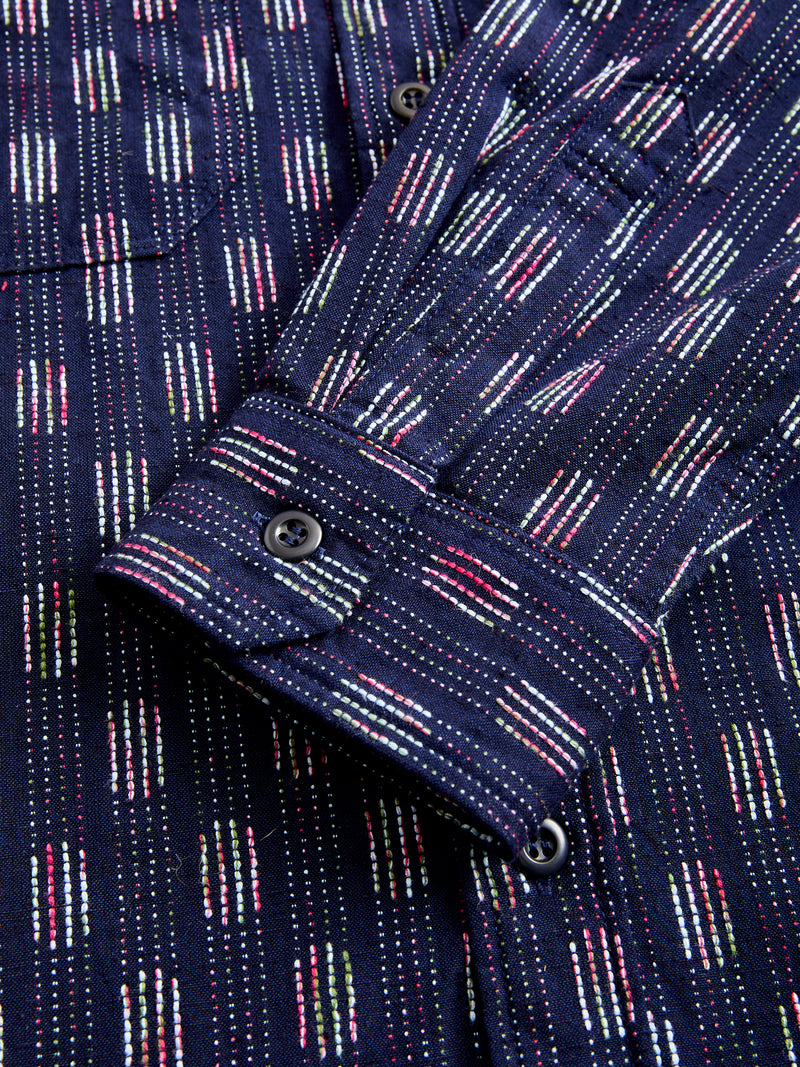 Kurume River Work Shirt in Blue