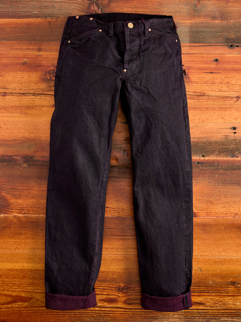 131 "Hadal Purple Overdye" 16oz Selvedge Denim - Lost Jeans Fit