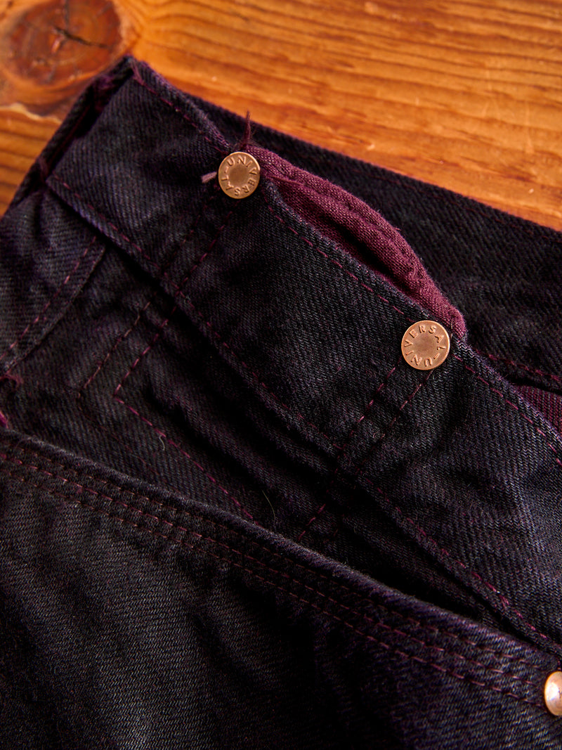 131 "Hadal Purple Overdye" 16oz Selvedge Denim - Lost Jeans Fit