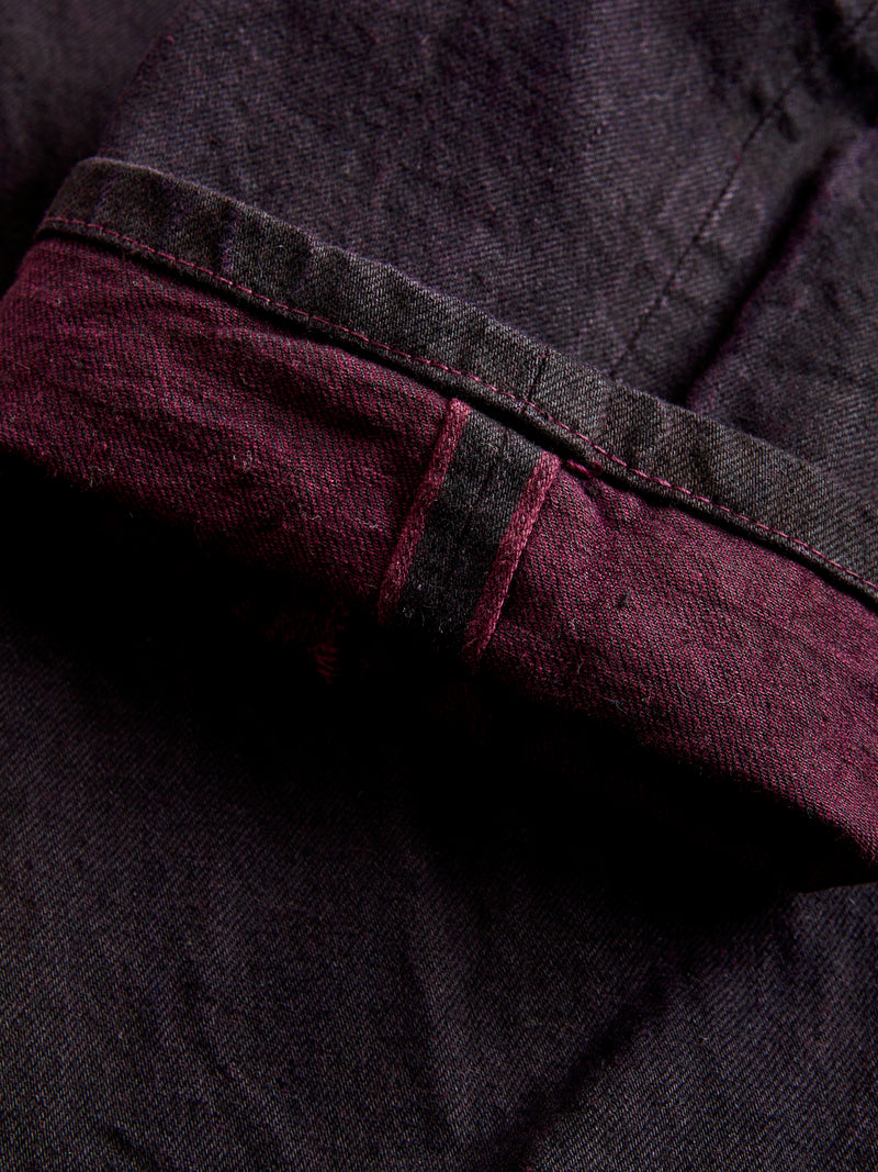 131 "Hadal Purple Overdye" 16oz Selvedge Denim - Lost Jeans Fit