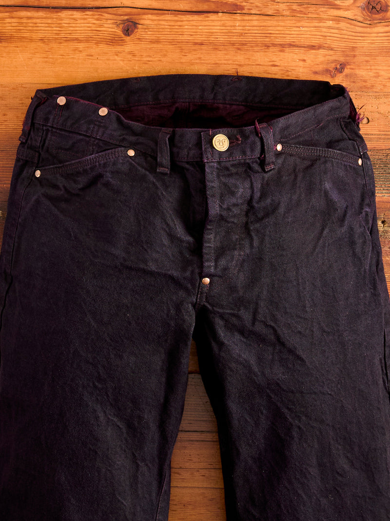 131 "Hadal Purple Overdye" 16oz Selvedge Denim - Lost Jeans Fit