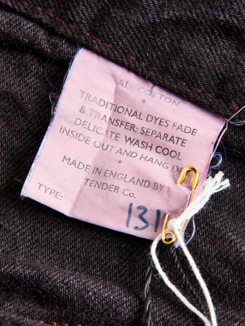 131 "Hadal Purple Overdye" 16oz Selvedge Denim - Lost Jeans Fit